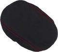 1 Piece Car Armrest Cushion Pad Memory Foam Center Console Armrest Cover Cushion Compatible with Hyundai Elantra 2021-2024 Accessories(Red Line Stitches)