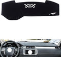 leather dashboard cover Compatible with LR Range Rover Evoque 2012-2018，dash cover（black）