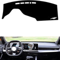 leather dashboard cover Compatible with MG ONE，dash cover（black）