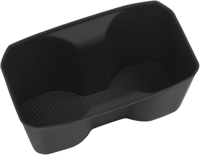 Armrest Box Rear Water Cup Mat Suitable for 2016-2023 Toyota Tacoma Rear Storage Silicone Case Interior Modification Accessories(Armrest Box Rear Water Cup Mat)