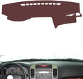 Leather Dashboard Cover Compatible with Toyota Prado (2700) 2004-2006，Dash Cover, Non-Slip Dash Cover, Dash mat Dashboard Cover, Interior Dash Covers