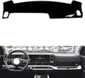leather dashboard cover Compatible with HyundaiHyundai mufasa，dash cover（black）