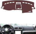 Leather Dashboard Cover Compatible with SkodaSkoda Yeti，Dash Cover, Non-Slip Dash Cover, Dash mat Dashboard Cover, Interior Dash Covers