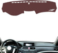 Leather Dashboard Cover Compatible with Honda Accord Ⅷ,Dash Board Cover mat Anti-Slip Sun-Proof and dust-Proof(Brown)