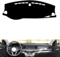 leather dashboard cover Compatible with HyundaiHyundai Mistra 2013-2019，dash cover（black）