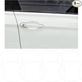 Ziciner Carbon Fiber Stickers, 8 PCS Door Handle Protectors, Waterproof, Anti-Scratch, Universal Fit for Most Cars (Transparent)