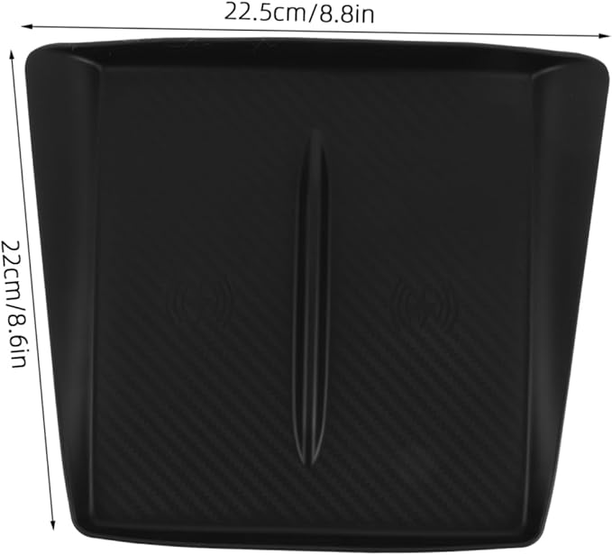 NUOBESTY Wireless Charging Pad for y Silicone Car Mat Center Console Accessory Phone Holder Slip Surface