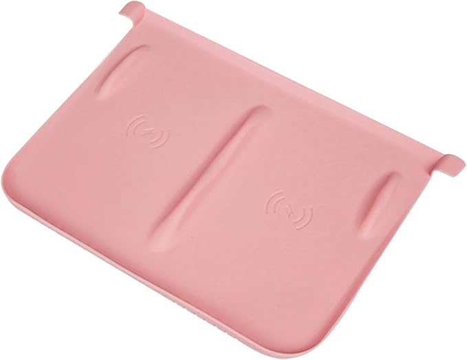 Upgrade fit Tesla Model (Y2019-2023) Center Console Wireless Charger Mat - Silicone Cover with Wireless Charging Phone Pad, Interior Accessories for Tesla Model Y(for Pink)