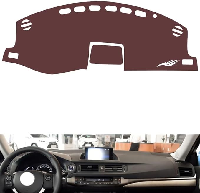 Leather Dashboard Cover Compatible with LEX CT200 Navigation，Dash Cover, Non-Slip Dash Cover, Dash mat Dashboard Cover, Interior Dash Covers