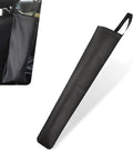 Car Umbrella Storage Cover, 23.6" x 6.1" Waterproof Leather Foldable Umbrella Holder, Hanging Storage Bag for Long/Short Umbrellas, Universal Seat Back Organizer for Cars (Black)