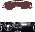 Leather Dashboard Cover Compatible with BMW 1 Series-No Speaker 2018-2020，Dash Cover, Non-Slip Dash Cover, Dash mat Dashboard Cover, Interior Dash Covers