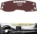 Leather Dashboard Cover Compatible with Audi A5 2017-2024,Dash Board Cover mat Anti-Slip Sun-Proof and dust-Proof(Brown)