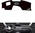 leather dashboard cover Compatible with Mazda 3 Axela (HUD) 2020-2023，dash cover（black）
