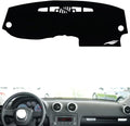 leather dashboard cover Compatible with Audi A3 2008-2013，dash cover（black）