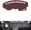 Leather Dashboard Cover Compatible with VW Compatible with Jetta 2013-2019，Dash Cover, Non-Slip Dash Cover, Dash mat Dashboard Cover, Interior Dash Covers