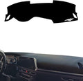 leather dashboard cover Compatible with HyundaiHyundai sonata Ⅹ，dash cover（black）