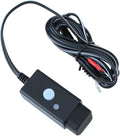 Alipis USB Car Charger Motorcycle USB Socket 18awgx2c Cable Abs Material Led Indicator