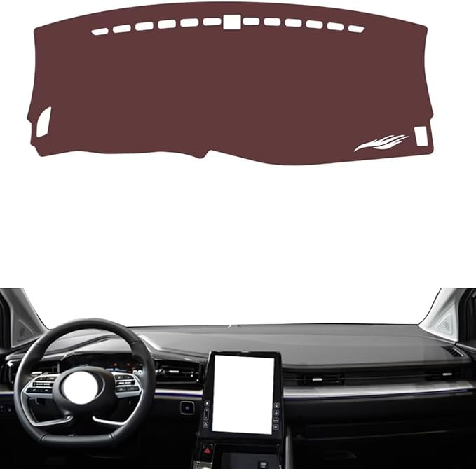 Leather Dashboard Cover Compatible with HyundaiHyundai CUSTO，Dash Cover, Non-Slip Dash Cover, Dash mat Dashboard Cover, Interior Dash Covers