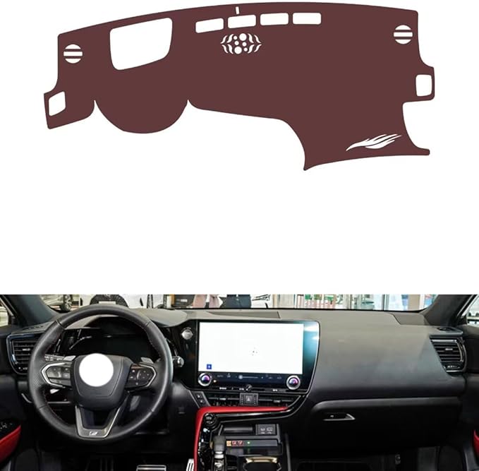 Leather Dashboard Cover Compatible with LEX NX (HUD 2022-2024，Dash Cover, Non-Slip Dash Cover, Dash mat Dashboard Cover, Interior Dash Covers