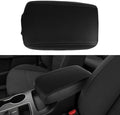 LEXLEY Center Console Pad Armrest Box Cover Waterproof Anti-Scratch Leather Protector Covers For Kia 2016-2020 Sorento-Black Stitches