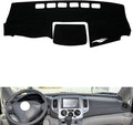 leather dashboard cover Compatible with Nissan NV200，dash cover（black）