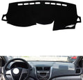 leather dashboard cover Compatible with HyundaiHyundai Reina 2010-2016，dash cover（black）
