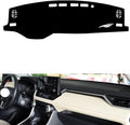 leather dashboard cover Compatible with Toyota RAV4 2021，dash cover（black）