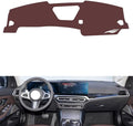 Leather Dashboard Cover Compatible with BMW I4 (NO HUD 2022-2023，Dash Cover, Non-Slip Dash Cover, Dash mat Dashboard Cover, Interior Dash Covers