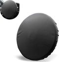 Car Steering Wheel Cover Sun Shade, Thickened Waterproof Steering Wheel Protector, All-Inclusive Protective Cover, Universal Interior Accessories for Car Truck SUV (Black)
