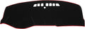 Car Dashboard Cover Mat Compatible for Buick LaCrosse 05-08, Protective Polyester Black Red Center Console Interior Trim Dash Board Mat