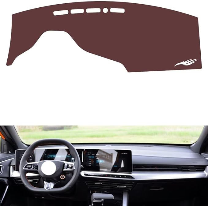 Leather Dashboard Cover Compatible with MG ONE，Dash Cover, Non-Slip Dash Cover, Dash mat Dashboard Cover, Interior Dash Covers