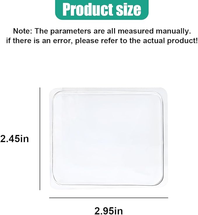 Sticky Gel Pads, Double Sided Adhesive Pads, Removable Traceless Gripping Pad, Washable Reusable Transparent Anti Slip Pad for Car Dashboard Office Home DIY Craft (5PCS)