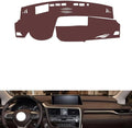 Leather Dashboard Cover Compatible with LEX RX (HUD 2016-2019，Dash Cover, Non-Slip Dash Cover, Dash mat Dashboard Cover, Interior Dash Covers