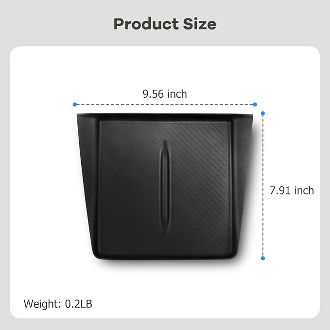 Non-Slip Center Console Wireless Charging Silicone Mat for Tesla Model Y Juniper Refresh 2025 2026 - Tesla Model Y Juniper Accessories, Compatible with 2025/2026 Model Y Juniper Console