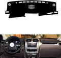 leather dashboard cover Compatible with LEX GX 2010-2022，dash cover（black）