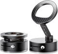 BISART Vacuum Magnetic Car Phone Holder – 360° Rotatable, Reinforced 96LBS Suction Cup Mount Compatible with MagSafe for iPhone & Android, Portable for Car, Gym & Mirror (A7-Silvery)