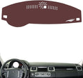 generic leather dashboard cover Compatible with LR Range Rover Sport 2010-2013，dash cover, Non-Slip Dash Cover, Dash mat Dashboard Cover, Interior Dash Covers, brown