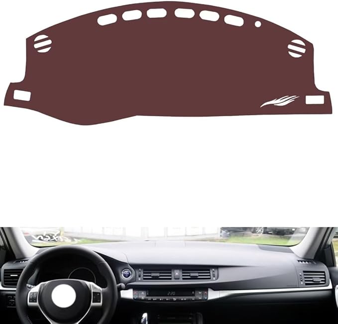 Leather Dashboard Cover Compatible with LEX CT200 Non-Navigation，Dash Cover, Non-Slip Dash Cover, Dash mat Dashboard Cover, Interior Dash Covers