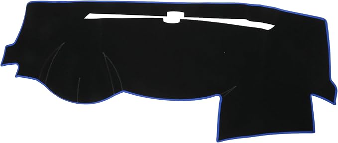 Dash Cover, Center Console Non-Slip Dashboard Carpet Mat for Dodge Durango 2014-2020 Polyester Black Blue,1Pc