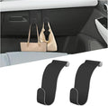 Car Co-Pilot Glovebox Hooks, 2PCS Anti-Scratch Vehicle Passenger Seat Storage Hanger for Handbag Purse Umbrellas, Auto Interior Organizer, Universal for SUV Sedan Truck(Black)