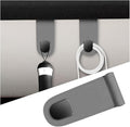 Mandark Car Co-Pilot Glovebox Hooks, Anti-Scratch Auto Co-Pilot Glove Box Hanger, Vehicle Interior Storage Organizer Accessories for Handbags Purses Coats, Universal for RV, SUV, Truck (Gray-1)