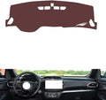 Leather Dashboard Cover Compatible with Chevy Trailblazer（no HUD），Dash Cover, Non-Slip Dash Cover, Dash mat Dashboard Cover, Interior Dash Covers