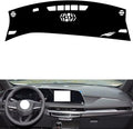 leather dashboard cover Compatible with Cadillac XT4 2024，dash cover（black）