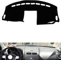 leather dashboard cover Compatible with MG MG3 2010-2016，dash cover（black）