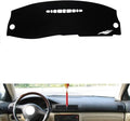 leather dashboard cover Compatible with VW Passat B5 2000-2005，dash cover（black）