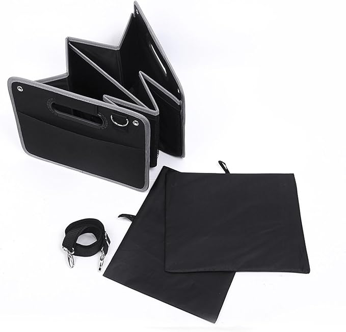 Daeiclru Car Trunk Organizer Compatible with Jaguar F-Type 2013-2024, Multifunctional Collapsible Car Storage Bag, Multi-Compartment Car Organizer and Storage Accessories