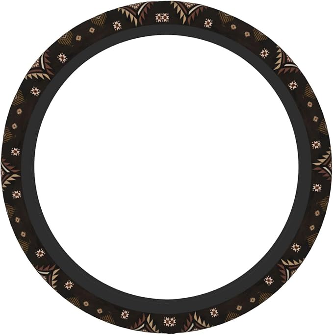 Southwest Pattern American West Steering Wheel Cover Anti-Slip,Sweat Absorption Universal 15 inch Steering Wheel Covers Cute car Accessories for Men Women