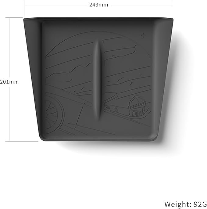 Center Center Wireless Charger Silicone Cover Designed for Tesla Model Y Juniper 2025-2026,Anti-Slip Silicone Mat for Model Y Juniper Center Console