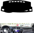 leather dashboard cover Compatible with Toyota Levin 2019，dash cover（black）