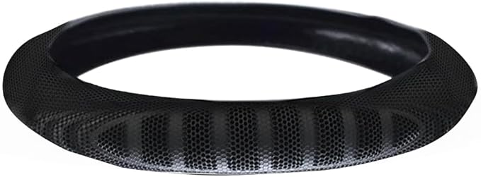 Mytee Products 2 Pack 18" Semi Truck Steering Wheel Cover for Heavy-Duty Trucks - Extra Large Black 18" Steering Wheel Cover Sweatproof, Breathable and Anti-Slip Grip - Vehicle Accessories